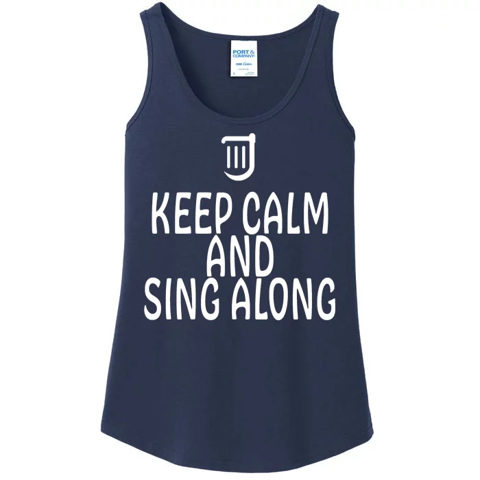 FF14 Bard Keep Calm And Sing Along Ladies Essential Tank