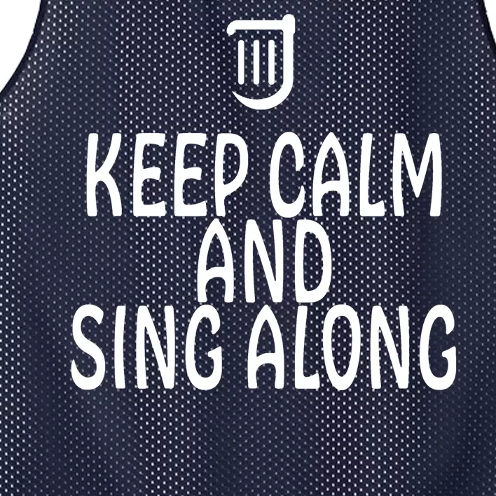 FF14 Bard Keep Calm And Sing Along Mesh Reversible Basketball Jersey Tank