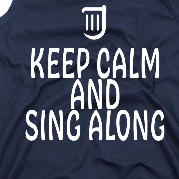 FF14 Bard Keep Calm And Sing Along Tank Top