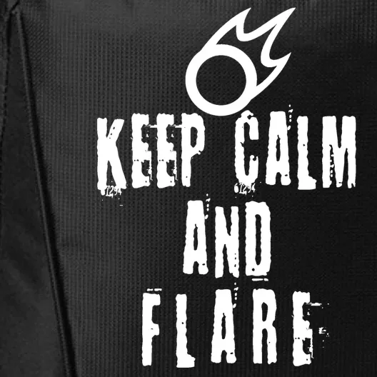 FF14 Black Mage Keep Calm And Flare City Backpack