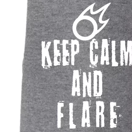 FF14 Black Mage Keep Calm And Flare Doggie 3-End Fleece Hoodie