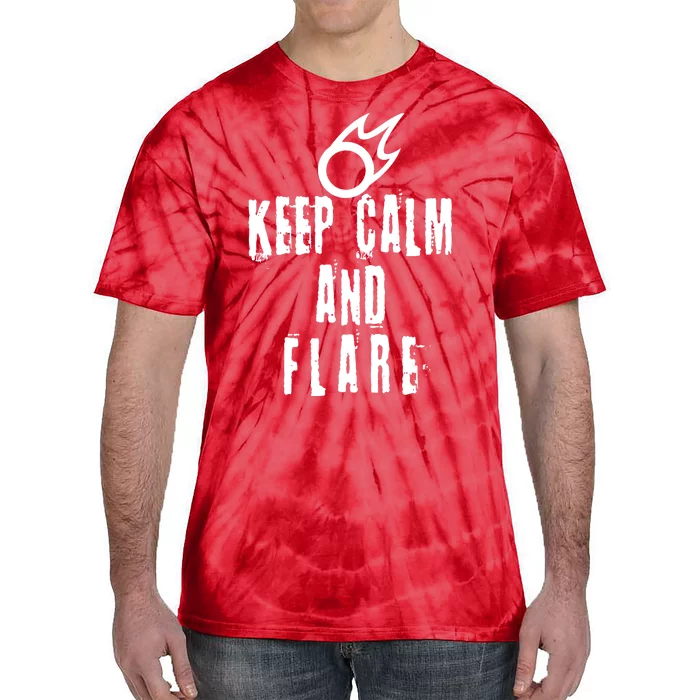 FF14 Black Mage Keep Calm And Flare Tie-Dye T-Shirt