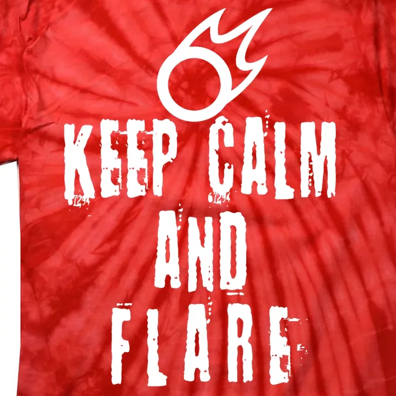 FF14 Black Mage Keep Calm And Flare Tie-Dye T-Shirt