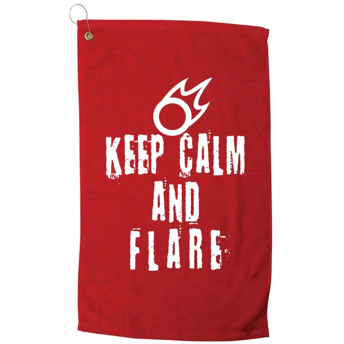 FF14 Black Mage Keep Calm And Flare Platinum Collection Golf Towel