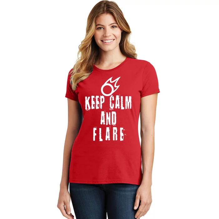 FF14 Black Mage Keep Calm And Flare Women's T-Shirt