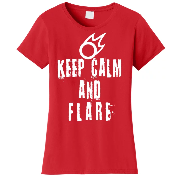 FF14 Black Mage Keep Calm And Flare Women's T-Shirt