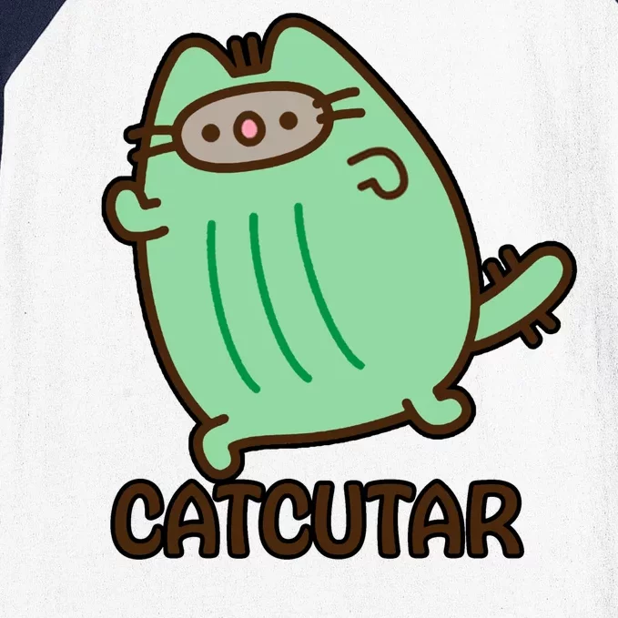 FF14 Cats Catcatar Baseball Sleeve Shirt