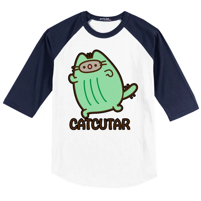 FF14 Cats Catcatar Baseball Sleeve Shirt