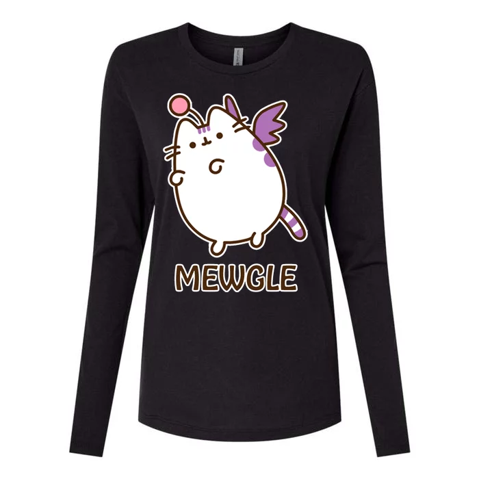 FF14 Cats Mewgle Womens Cotton Relaxed Long Sleeve T-Shirt