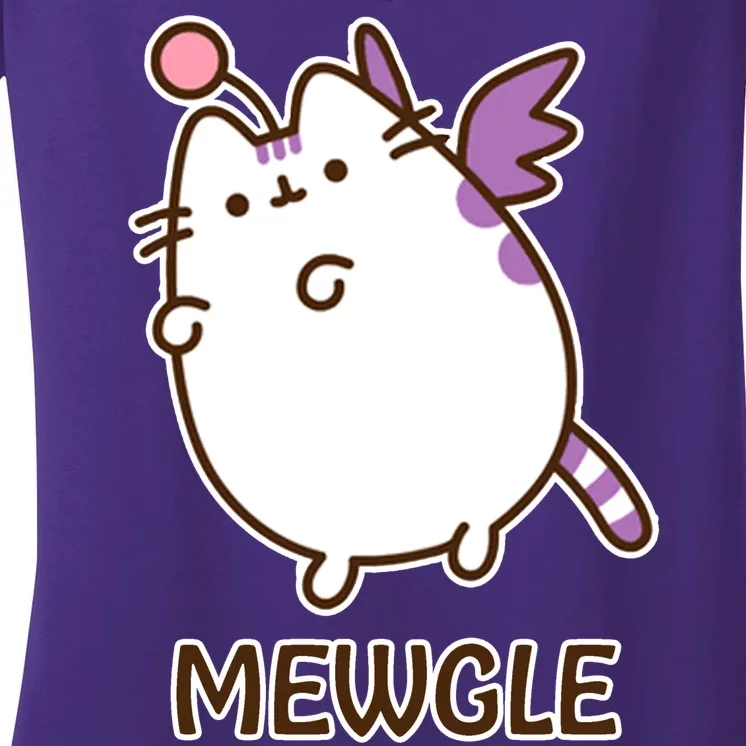 FF14 Cats Mewgle Women's V-Neck T-Shirt