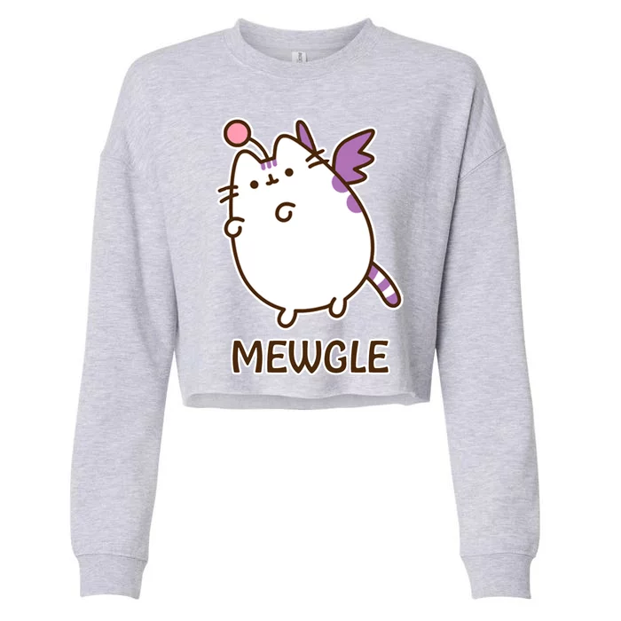 FF14 Cats Mewgle Cropped Pullover Crew