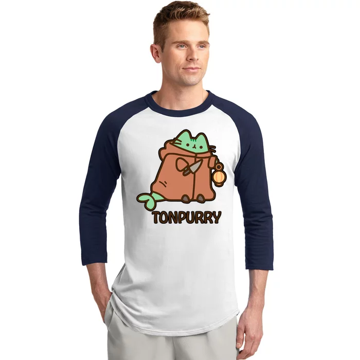 FF14 Cats Tonpurry Baseball Sleeve Shirt