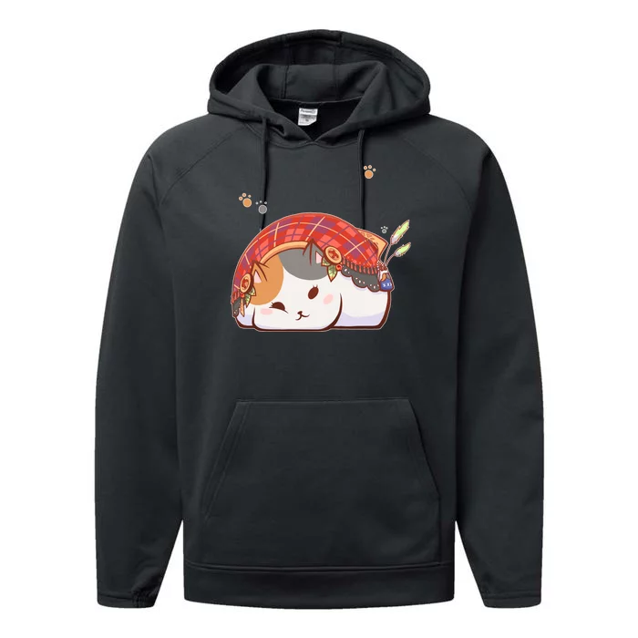 FF14 Fat Lazy Cat Performance Fleece Hoodie