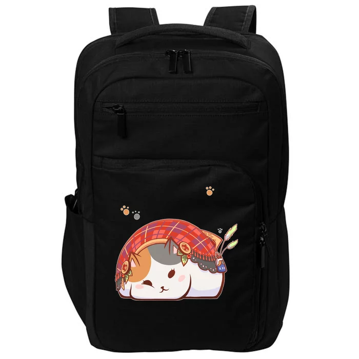 FF14 Fat Lazy Cat Impact Tech Backpack