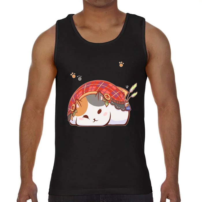 FF14 Fat Lazy Cat Comfort Colors® Tank Top