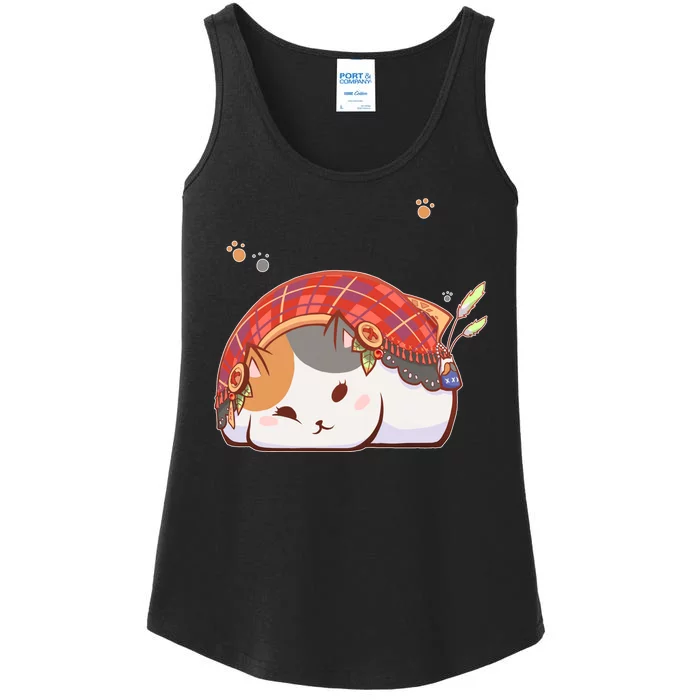 FF14 Fat Lazy Cat Ladies Essential Tank