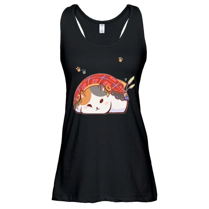 FF14 Fat Lazy Cat Ladies Essential Flowy Tank