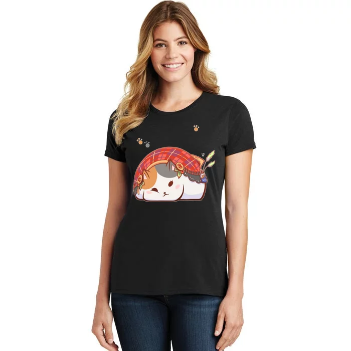 FF14 Fat Lazy Cat Women's T-Shirt