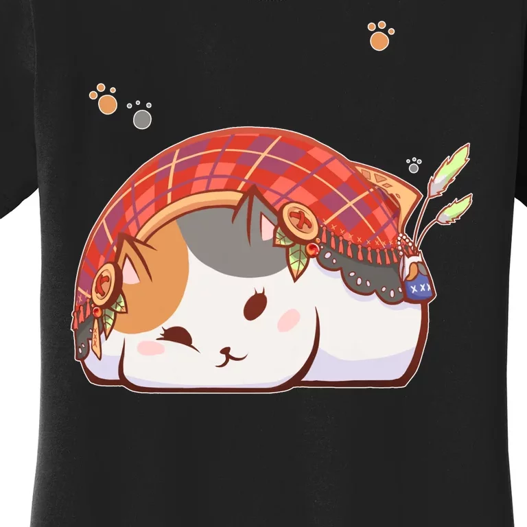 FF14 Fat Lazy Cat Women's T-Shirt