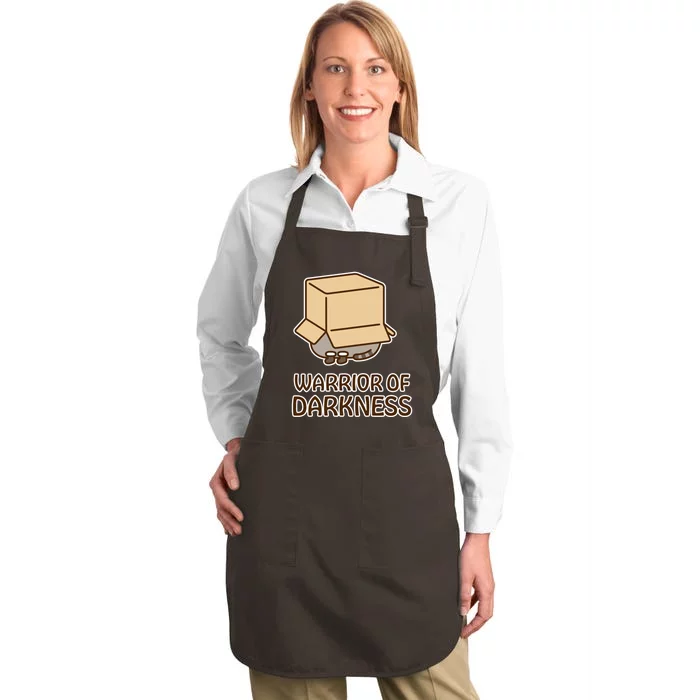 FF14 Warrior Of Darkness Full-Length Apron With Pocket