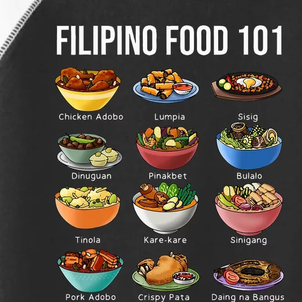 Filipino Food 101 Popular Pinoy Food Funny Cool Filipino Toddler Fine Jersey T-Shirt