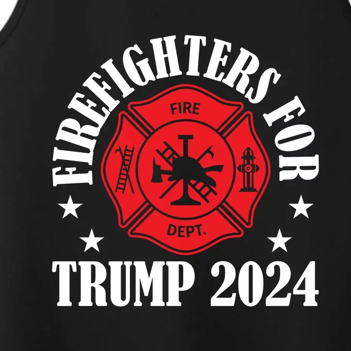 Firefighters For 2024 Emblem Performance Tank