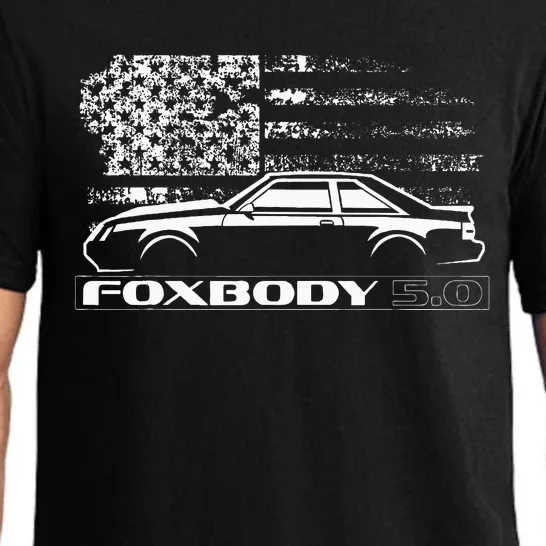 Foxbody Foxbody 5.0 American Flag Foxbody stang Pajama Set