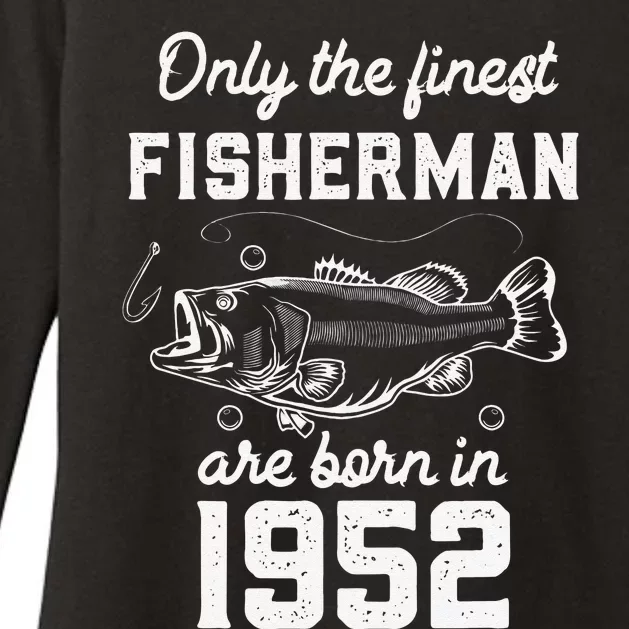 Fish Fish 70th Birthday 1952 Fisherman Womens CVC Long Sleeve Shirt