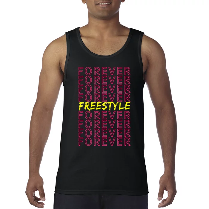 Freestyle Forever 80s Retro Concert Party Vintage Costume Tank Top