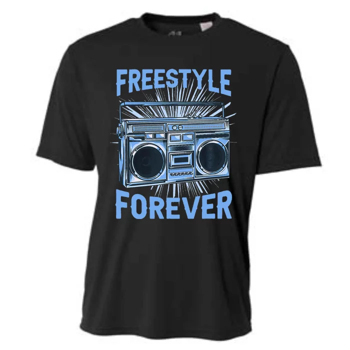 Freestyle Forever 80s Retro Rap Cooling Performance Crew T-Shirt