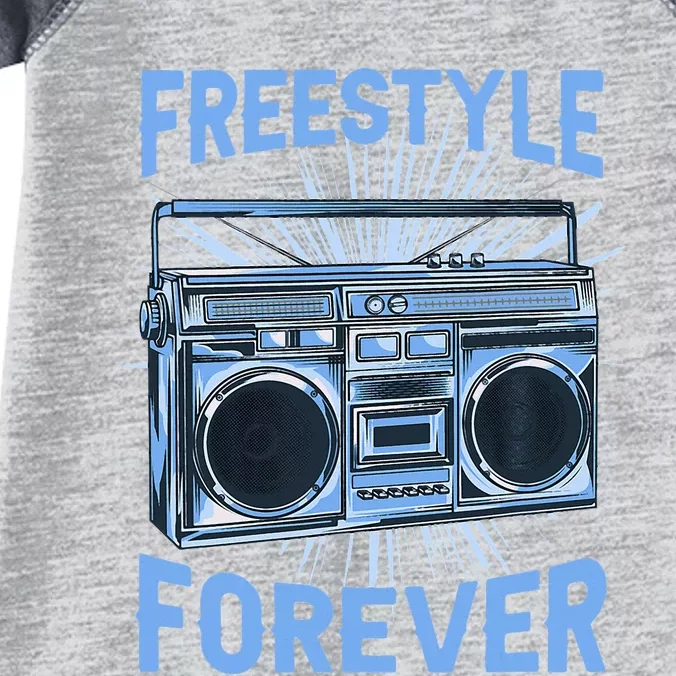 Freestyle Forever 80s Retro Rap Infant Baby Jersey Bodysuit