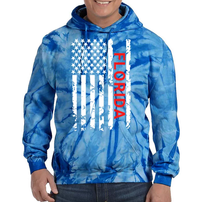 Florida Fl And Gift Tie Dye Hoodie