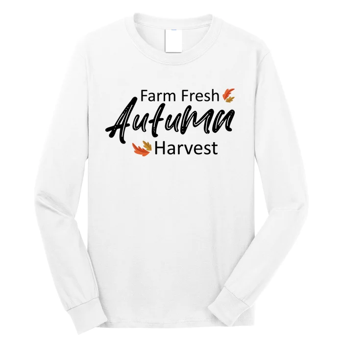 Farm Fresh Autumn Harvest Long Sleeve Shirt