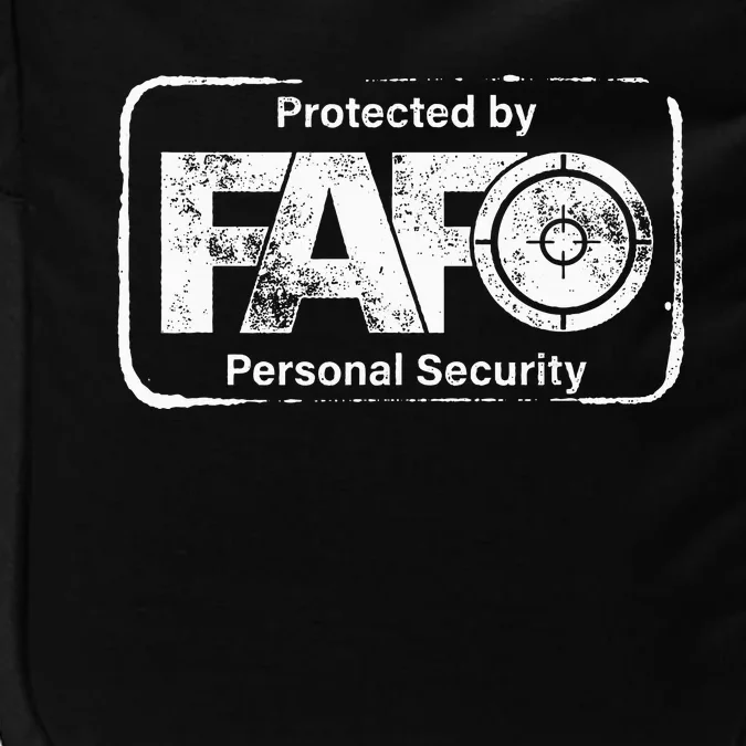 F Fafo Around And Find Out Gun Advocate Lover Impact Tech Backpack