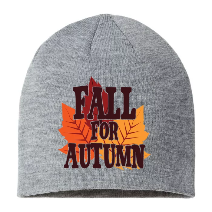 Fall For Autumn Nature Leaves 8 1/2in Sustainable Knit Beanie