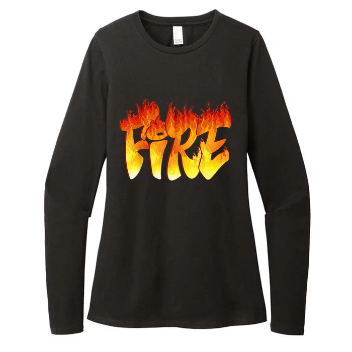 Funny Fire and Ice Costume Halloween Family Matching Wo Womens CVC Long Sleeve Shirt