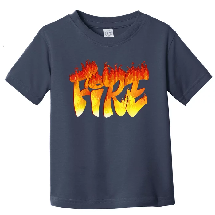 Funny Fire and Ice Costume Halloween Family Matching Wo Toddler T-Shirt