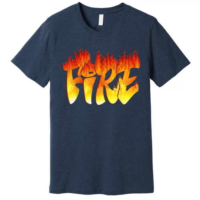 Funny Fire and Ice Costume Halloween Family Matching Wo Premium T-Shirt