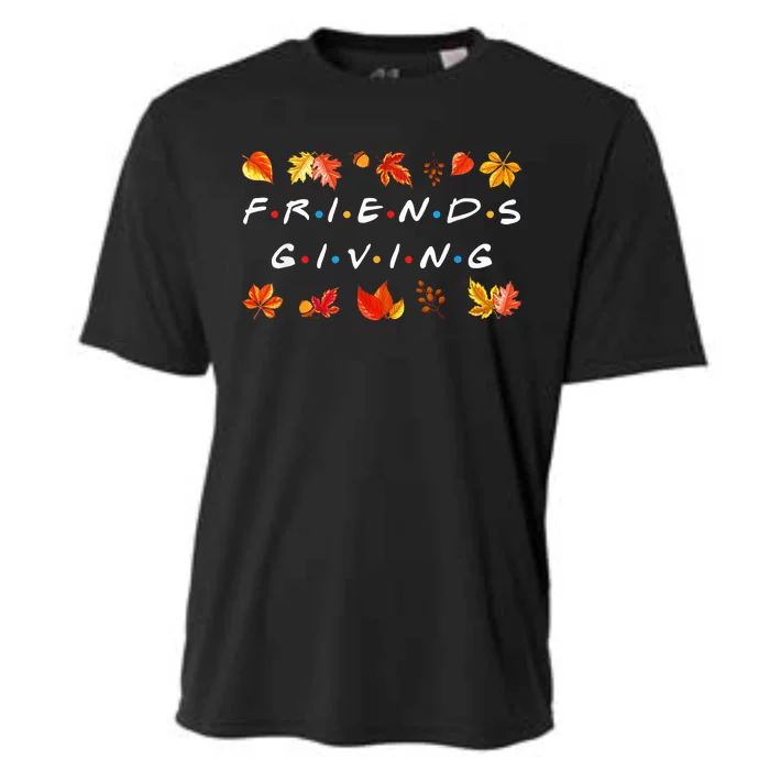 Friendsgiving Fall Autumn Friends & Family Thanksgiving Cooling Performance Crew T-Shirt