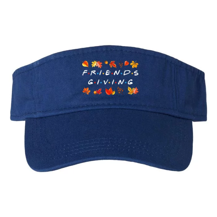 Friendsgiving Fall Autumn Friends & Family Thanksgiving Valucap Bio-Washed Visor