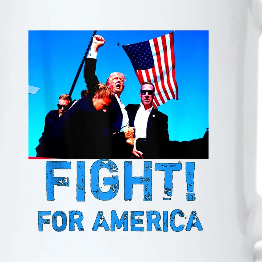 Fight For America Fight For Trump Gift Black Color Changing Mug