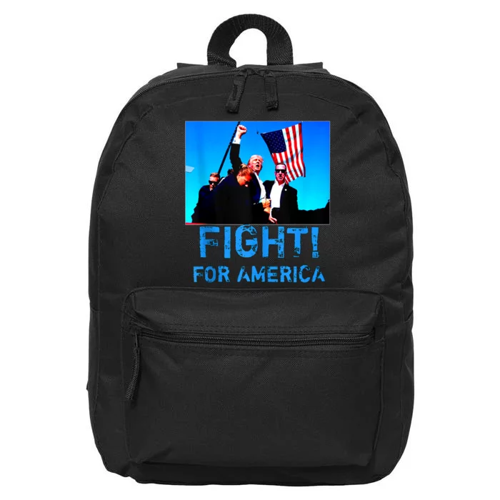 Fight For America Fight For Trump Gift 16 in Basic Backpack