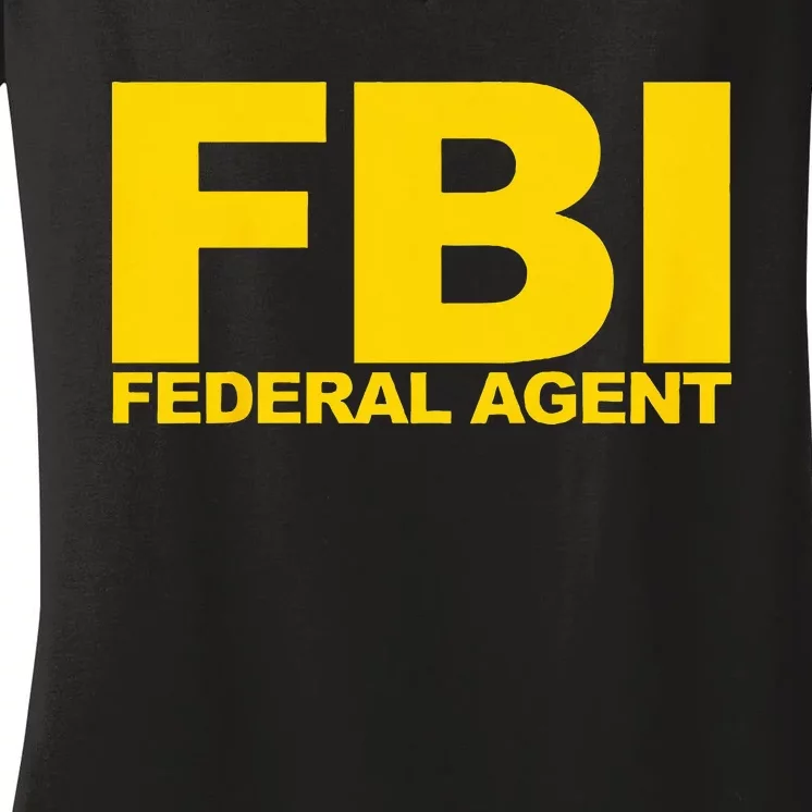 FBI Federal Agent Women's V-Neck T-Shirt