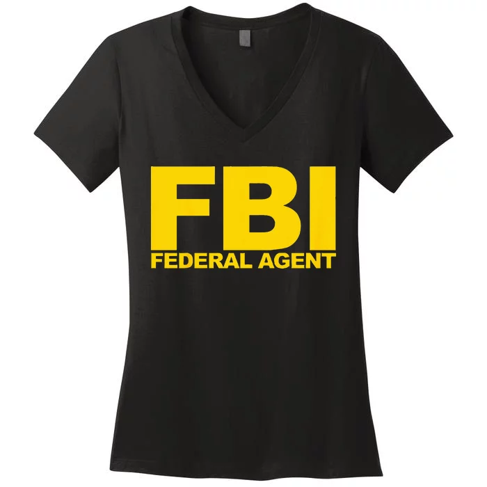 FBI Federal Agent Women's V-Neck T-Shirt