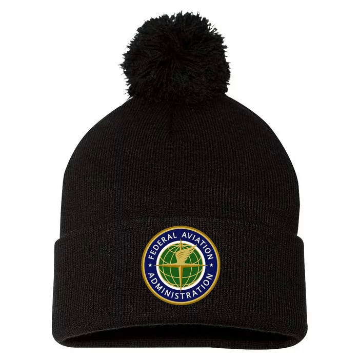 Faa Federal Aviation Administration Pom Pom 12in Knit Beanie