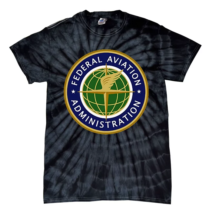 Faa Federal Aviation Administration Tie-Dye T-Shirt