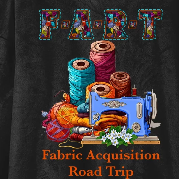 Fart Fabric Acquisition Road Trip Sewing F.A.R.T Quilting Hooded Wearable Blanket