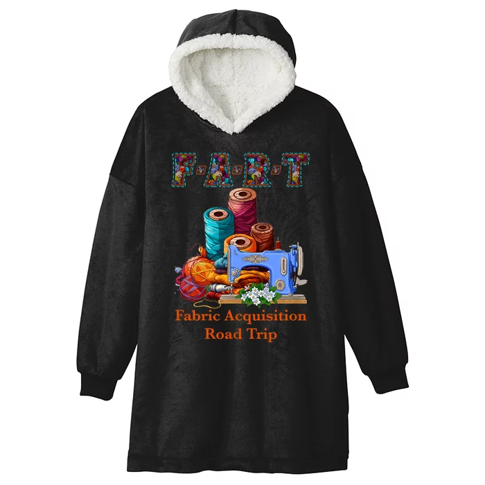 Fart Fabric Acquisition Road Trip Sewing F.A.R.T Quilting Hooded Wearable Blanket