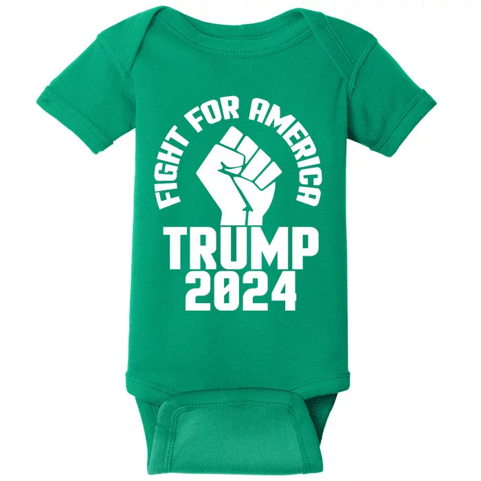 Fight For America Trump 2024 Baby Bodysuit