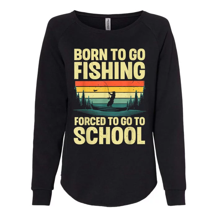 Funny Fishing Art For Men Women Fishing Fish Fisherman Womens California Wash Sweatshirt